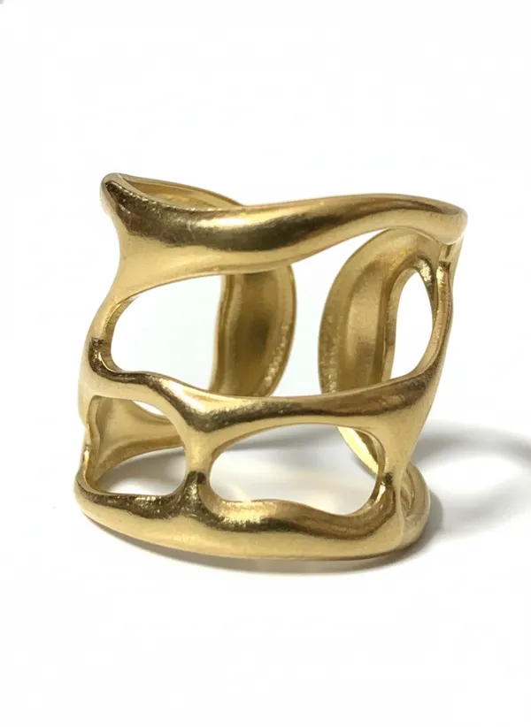 Gold_Uneven_Flow_Ring_For_Women